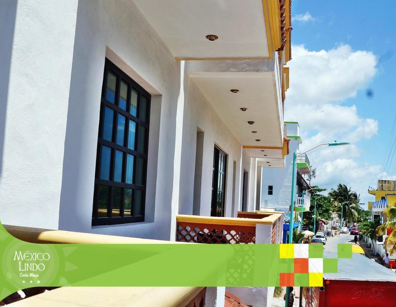 Hotel Mexico Lindo Mahahual Exteriör bild